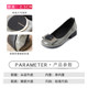 Genuine leather spring shoes, comfortable casual leather shoes, soft soles, lightweight flat soles, large size women's shoes, spring and autumn Runyue mother's shoes