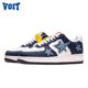 VOIT thick-soled height-increasing white shoes for men Air Force One star shoes trendy versatile casual denim sneakers for women