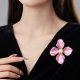 Zizi Flower brooch high -end female exquisite fashion chest flower versatile pin 2024 new tide
