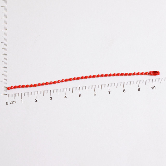 Pearl chain DIY beaded material jewelry accessories metal chain color spray paint bead chain wave bead chain tag chain
