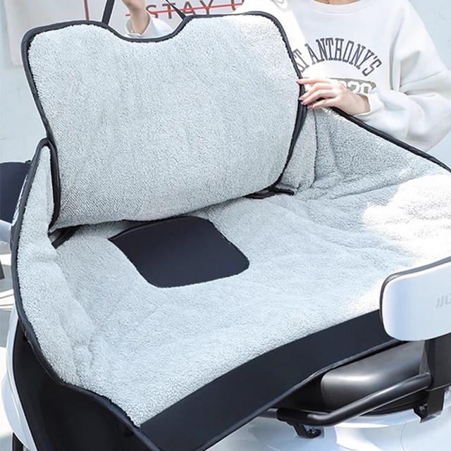 Men's electric motorcycle windshield quilt for autumn and winter plus velvet and thickened waterproof and cold-proof battery windproof and rainproof cover