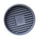 Gardening thickened resin tray balcony water tray round white breathable drain bottom dish base clearance anti-rot root