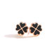 Vana four-leaf clover earrings women's sterling silver earrings 2025 new popular style simple earrings as a gift for your girlfriend
