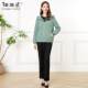 Middle-aged women's clothing 2025 spring clothing new age-reducing hooded simple solid color windbreaker jacket mother versatile casual top

