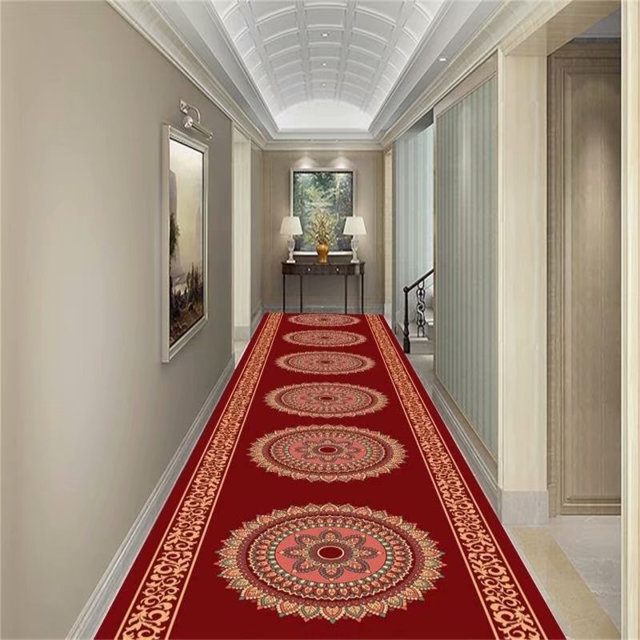 New Chinese style floor mats, foyer, entrance, living room, aisles, stairs, non-slip mats, full-cover restaurant corridor carpets, can be customized