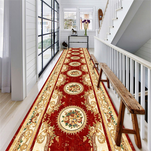 New Chinese style floor mats, foyer, entrance, living room, aisles, stairs, non-slip mats, full-cover restaurant corridor carpets, can be customized
