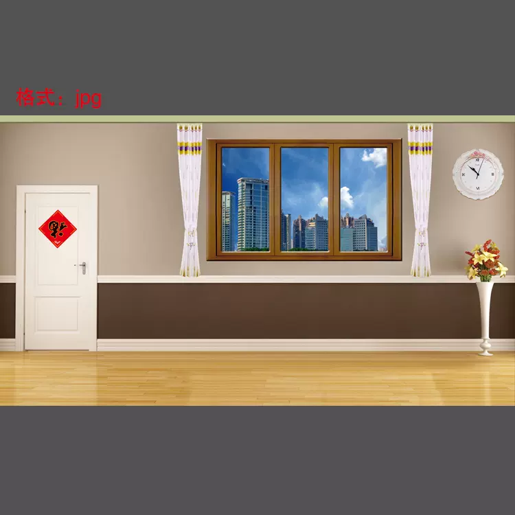 高清现代家情景剧大厅客厅背景小品舞台演出背景图片素材