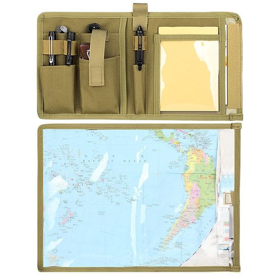 Manba waterproof map bag military fan outdoor tactics notebook diary pen bag book leather waterproof bag map bag