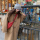 Tetu STUDIO 2024FW Cape-style A-line large pocket alpaca stand collar coat