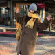 Tetu STUDIO 2024FW Cape-style A-line large pocket alpaca stand collar coat