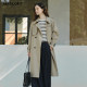 CIRCLOFY, high-end, simple and deconstructed, casual and versatile mid-length windbreaker jacket jacket