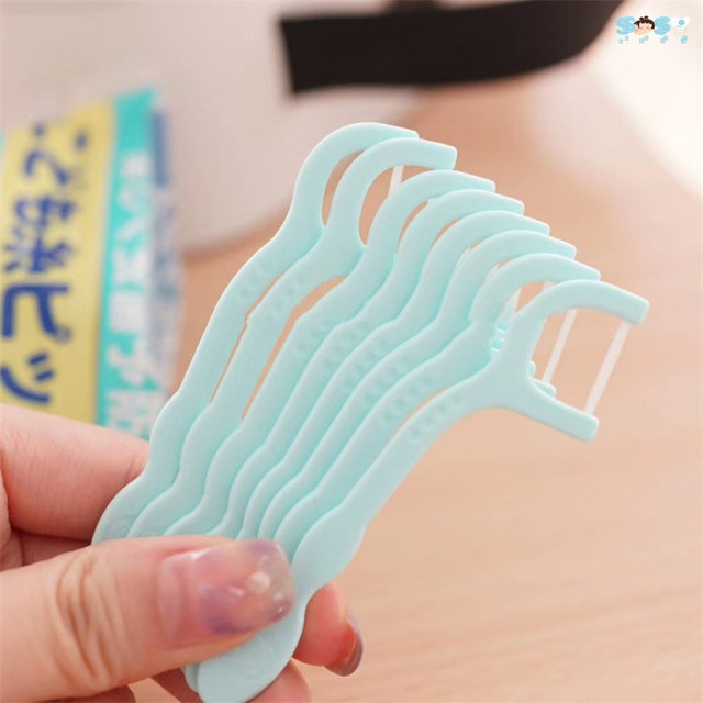 [SOSO Global] Hamiya dental floss sticks for adults and children, safe ultra-fine flat wire toothpicks for cleaning between teeth