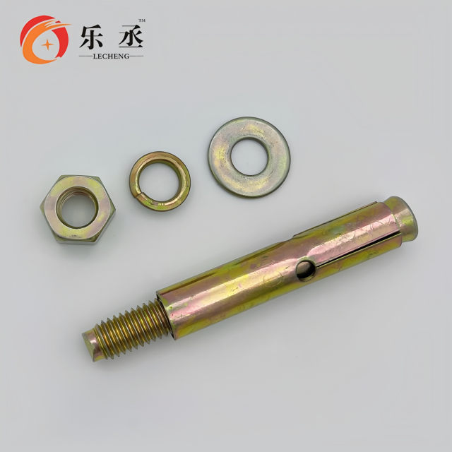 Full box of national standard color zinc expansion screws with holes for expansion galvanized small head explosion bolts M6-M20