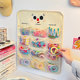Children's hair accessories storage artifact hanging bag Velcro compartment baby headwear rubber band hair band hairpin hairpin jewelry box