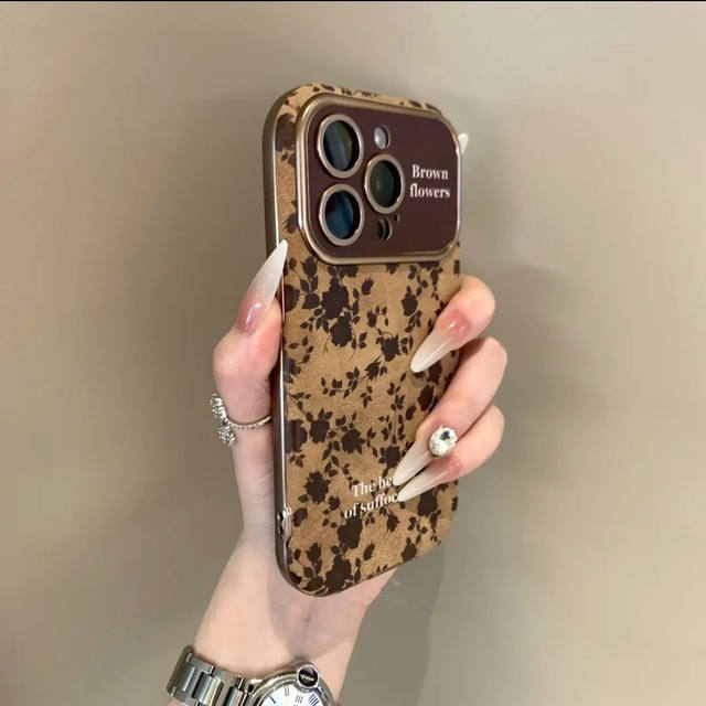 
Retro oil painting rose suitable for Apple 17/16 ProMax mobile phone case lanyard iPhone15 all-inclusive 14 anti-fall 13 light luxury 12 bracket