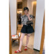 Love Devil Fish Retro Lace Lace Spliced ​​Plaid Shirt Women's New Summer Sleeveless Top