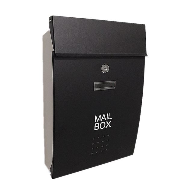 High-end iron European-style mail box, mailbox and suggestion box, outdoor wall-mounted, rain-proof and waterproof