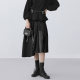 sdeer San Dior women's autumn clothing literary contrast printing texture irregular skirt long skirt S21381121