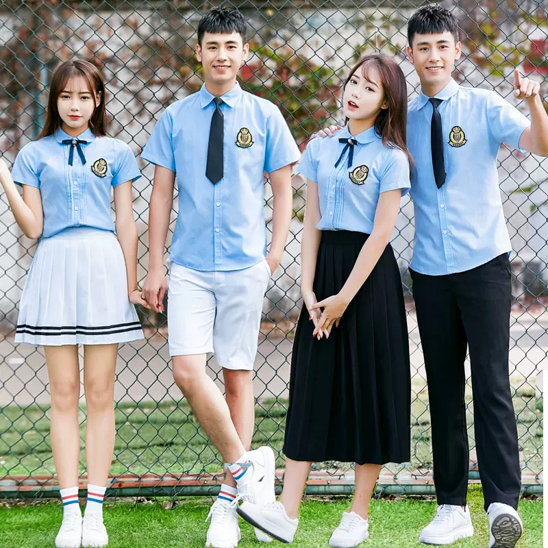 秋季校服套装学院风韩国中学生高中生运动会服装衬衫制服韩版班服