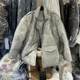 2024 winter thin down jacket for women new design tie-dye thickened warm white duck down jacket mid-length
