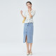 D.SIGN sweet printed puff sleeve V-neck shirt for women's summer 2025 new short sleeve short trouser top