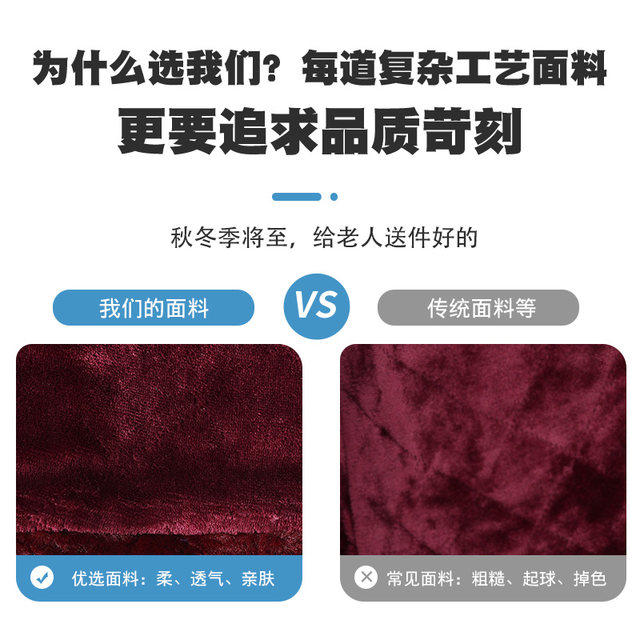 Grandma's winter clothing is noble and western-style. Mom's velvet coat. Middle-aged and elderly women's clothing. Mink velvet coat. Old lady's cotton-padded jacket.