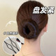 Twist lazy hairpin bun fixed hair finishing artifact flower bud hair accessories women 2025 new hair card