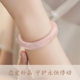 China Gold Central Pink Crystal Bracelet Girls Style Natural Rose Quartz Jade Bracelet Birthday Gift for Girlfriend and Best Friend