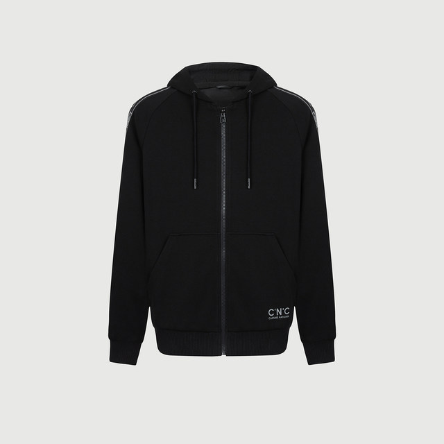
CNC men's autumn and winter new hooded jacket set tops autumn and winter thick jacket