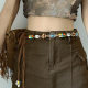 Belt women's decoration versatile dress niche waist rope trendy ethnic style versatile design sense fashionable thin belt