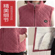 Mom plus velvet thickened vest pellet velvet cotton coat jacket middle-aged and elderly women's clothing 2025 new autumn and winter vest cotton coat