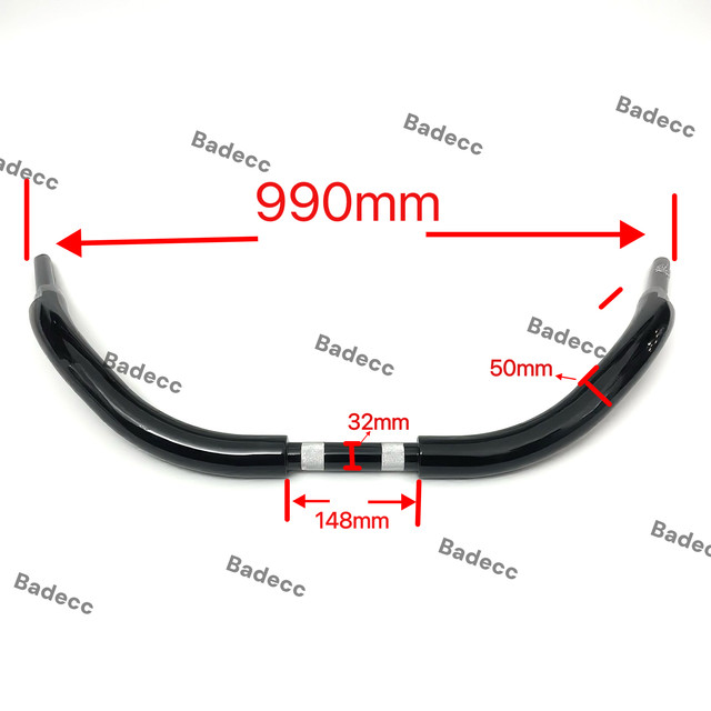 badecc original handlebar Harley 2-inch beach handlebar Road King Fat Boy Heuer successor thick buffalo handlebar