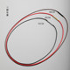 1.0mm thin necklace rope for women special rope for small hole pendant lanyard for zodiac year red rope black leather rope hanging rope