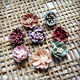 Korean style woolen fabric flowers simulated flower headdress hair accessories handmade accessories rose 2cm daisy