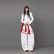 CBXLAB Street Dance Trendy Brand White Hip Hop Paratrooper Trousers Contrasting Color Spring Skin-Friendly Sport Pants Jazz Leisure Pants Trendy