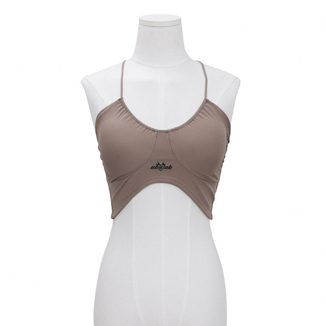 CBXLAB Street Dance Trendy Brand Moisturizing Breathable Gathering Sports Underwear Sexy Chest Pad Sports Skin-Friendly Strap Vest