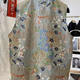 Large size 300 Jin [Jin equals 0.5 kg] Fat mm Heavy Industry Embroidery Sequins New Chinese Style Light Chinese Style Vest Vest Coat Women's Summer Outdoor Wear