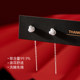 S999 pure silver authentic Ruyi knot ear wire women's tassel silver earrings 2025 new hot style autumn and winter earrings earrings