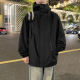 Men's coat autumn and winter thin hooded windproof jacket casual sports tops trendy boys' windbreaker jacket
