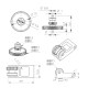 Tuozhu X1/P1P/S 3D printer Hardroclated steel extruder Gear component nano -coating feeding component