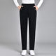 Mom light core pants with pants wearing warm pants, middle -aged and elderly women's pants casual pants autumn and winter loose old man pants
