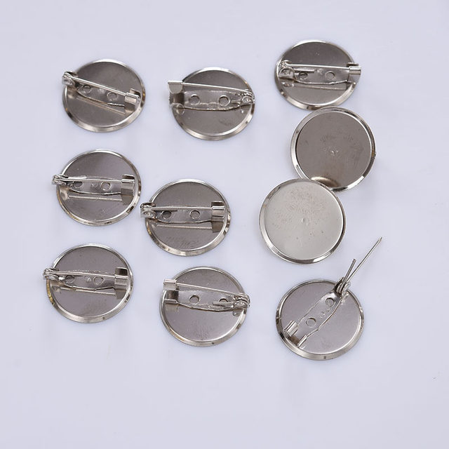 Universal brooch, spare buckle, butterfly buckle, flat head card cap, badge, badge, horse needle, all-copper handmade material accessories