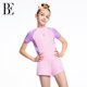 BE van der Ann Joint Children's Swimsuit Girls' New Sun Protection and Anti-Chlorine Medium Large Children's Split Skin-Friendly Hot Spring Vacation