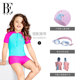 BE van der Ann jointly established children's swimsuit girls split swimsuit flat corner swimsuit large and medium-sized children's sun protection professional training