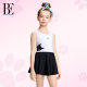 BE Fan De'an jointly branded Cat Star 2025 new children's one-piece swimsuit UPF50+ sun protection and anti-chlorine swimming vacation