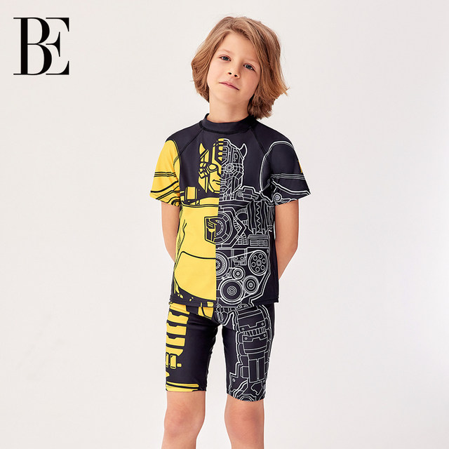 BE van De'an Joint Children's Swimsuit Boys Medium-Grand Children's Split Swimsuit Boys Sun Protection Quick Dry 2025 New Style