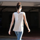 Beemen sports vest for women wearing 2025 new cool breathable drooping fitness yoga clothes top cover summer