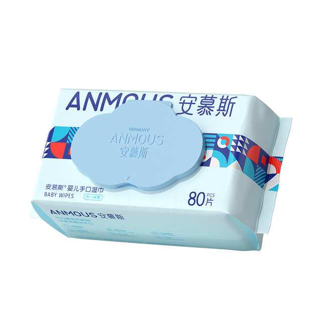 Anmus baby wipes 80 pump 1 pack