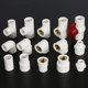 Connected PVC water supply pipe joint accessories with diameter 4 minutes to 6 minutes 1 inch elbow three-way straight through inner wire pipe joint valve