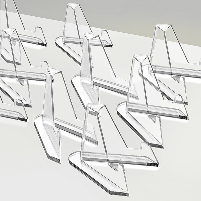 Barji display stand transparent acrylic commemorative coins millet desktop ornaments small card holder chase star card storage